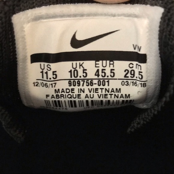 NEW Nike Flyknit Racer Golf Black White - Picture 8 of 8